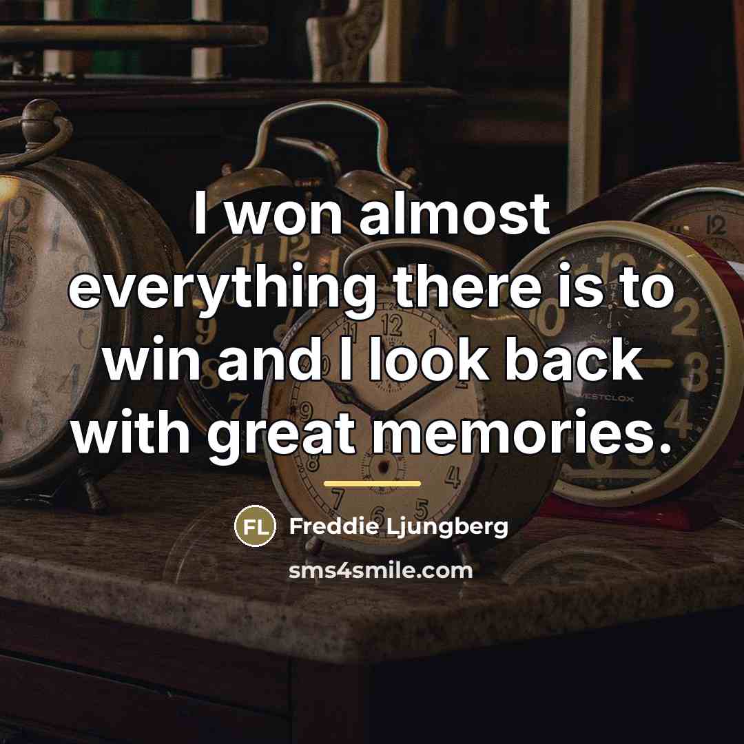 “I won almost everything there is to win and I…” quote by Freddie Ljungberg