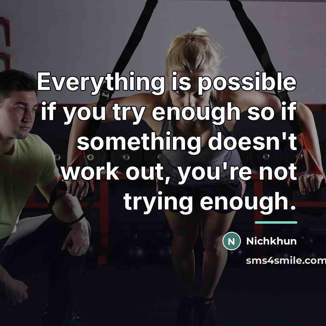 “Everything is possible if you try enough so if something…” quote by Nichkhun