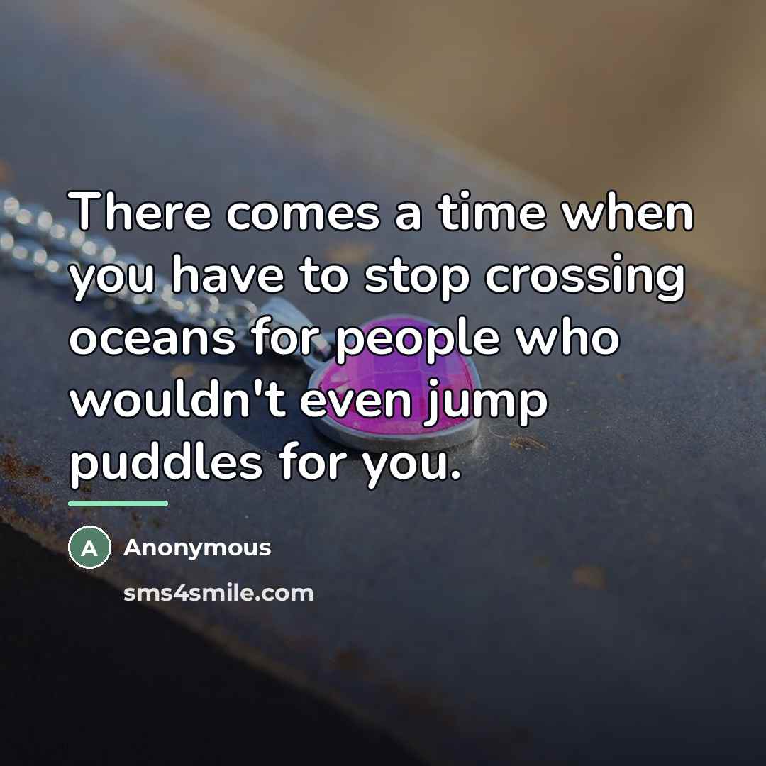 “There comes a time when you have to stop crossing…” quote by Anonymous