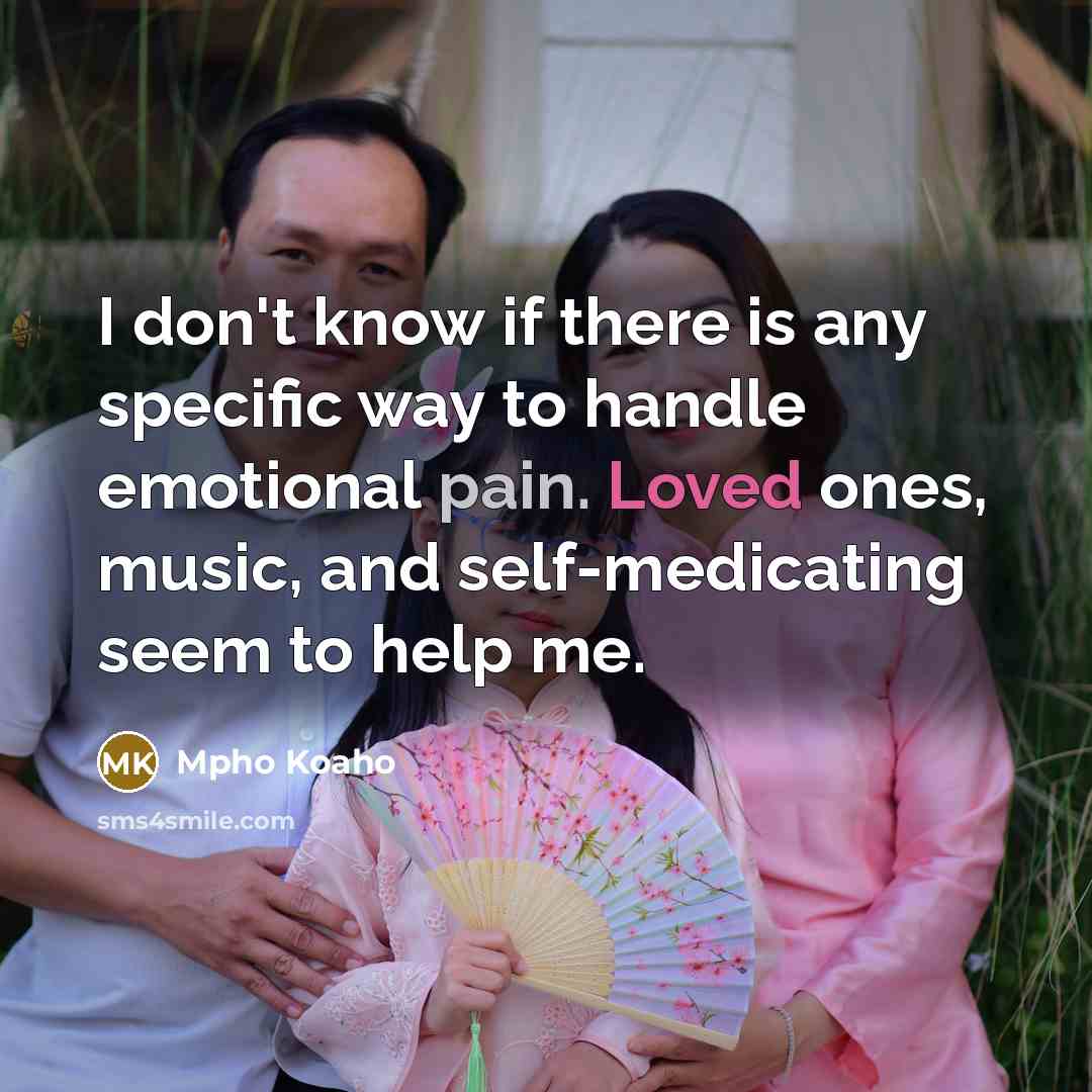 “I don't know if there is any specific way to…” quote by Mpho Koaho