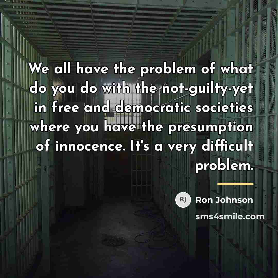 “We all have the problem of what do you do…” quote by Ron Johnson