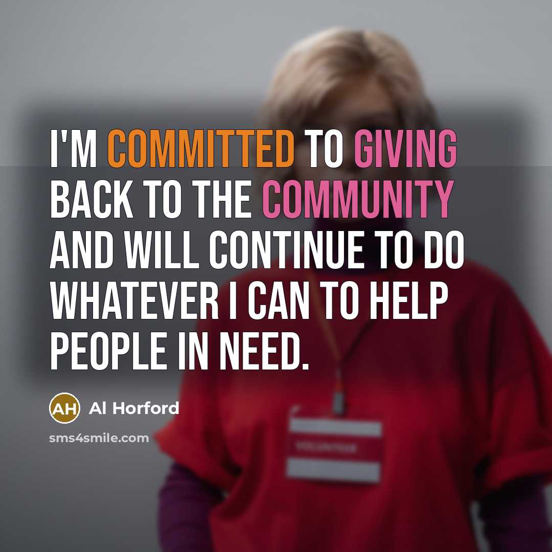 “I'm committed to giving back to the community and will continue to do whatever I can to help people in need.” quote by Al Horford