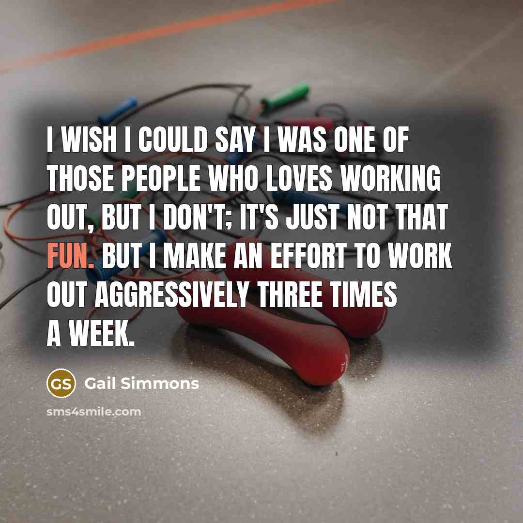 “I wish I could say I was one of those…” quote by Gail Simmons