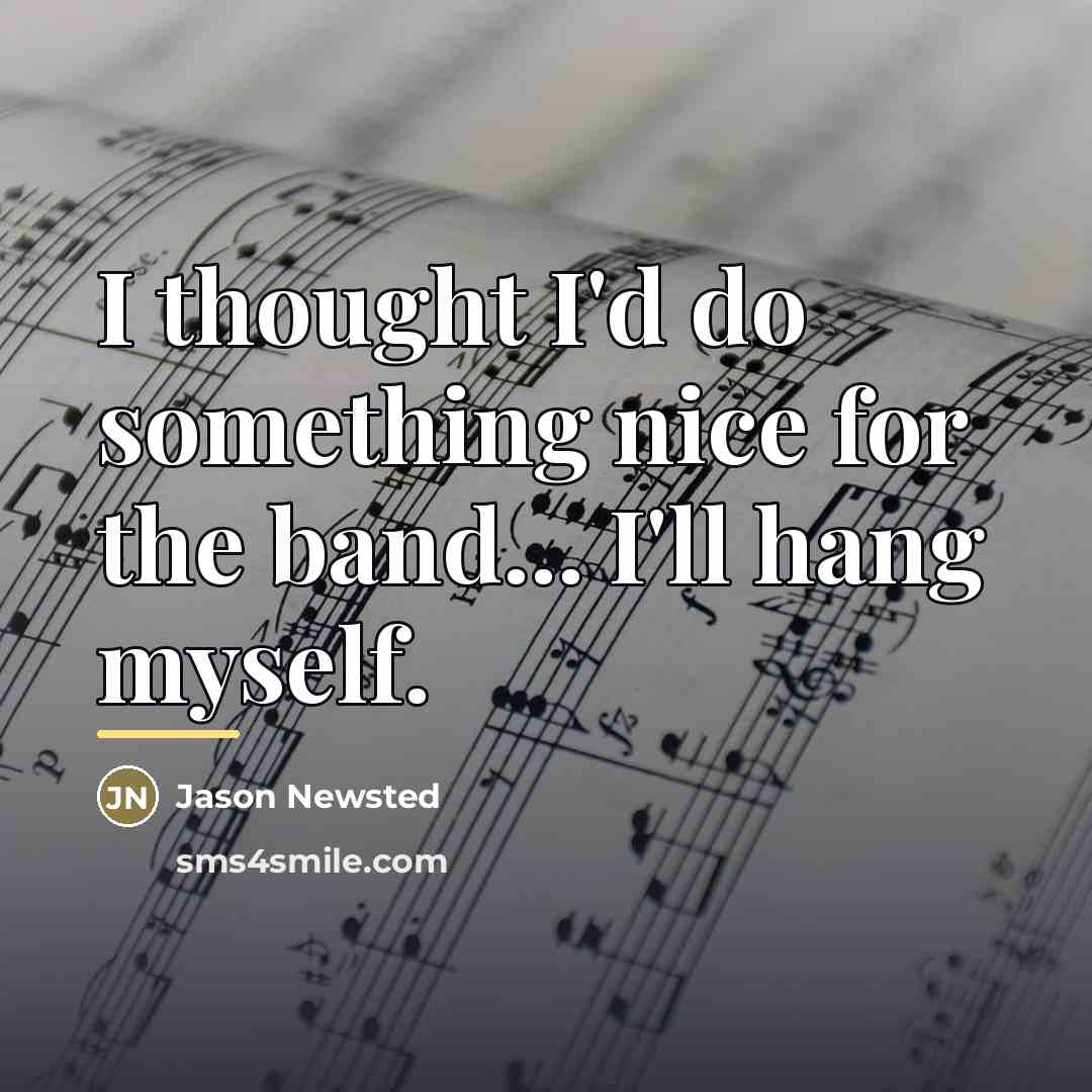 “I thought I'd do something nice for the band... I'll…” quote by Jason Newsted