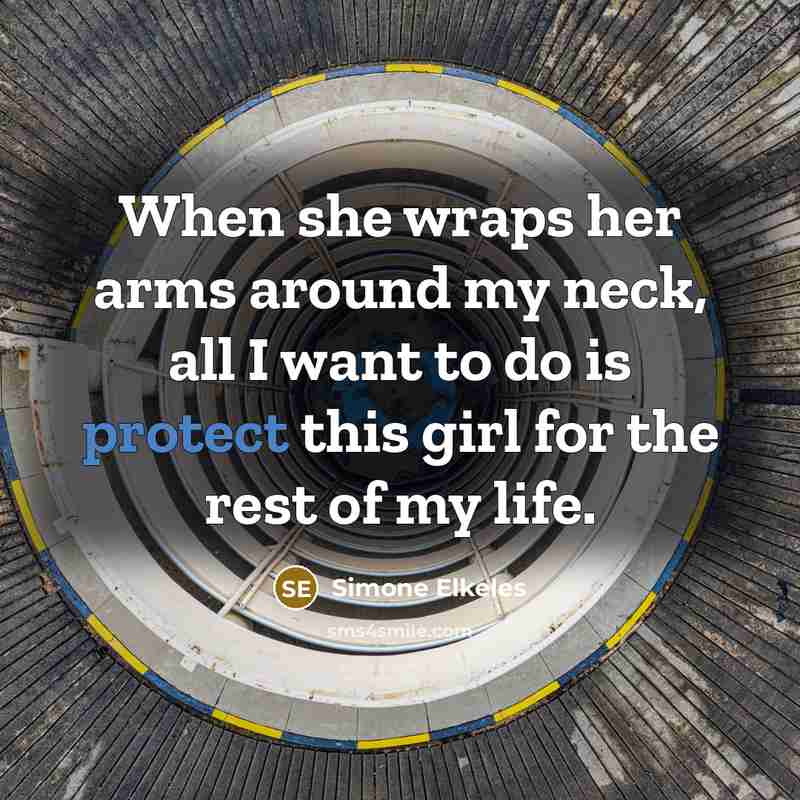 “When she wraps her arms around my neck, all I…” quote by Simone Elkeles