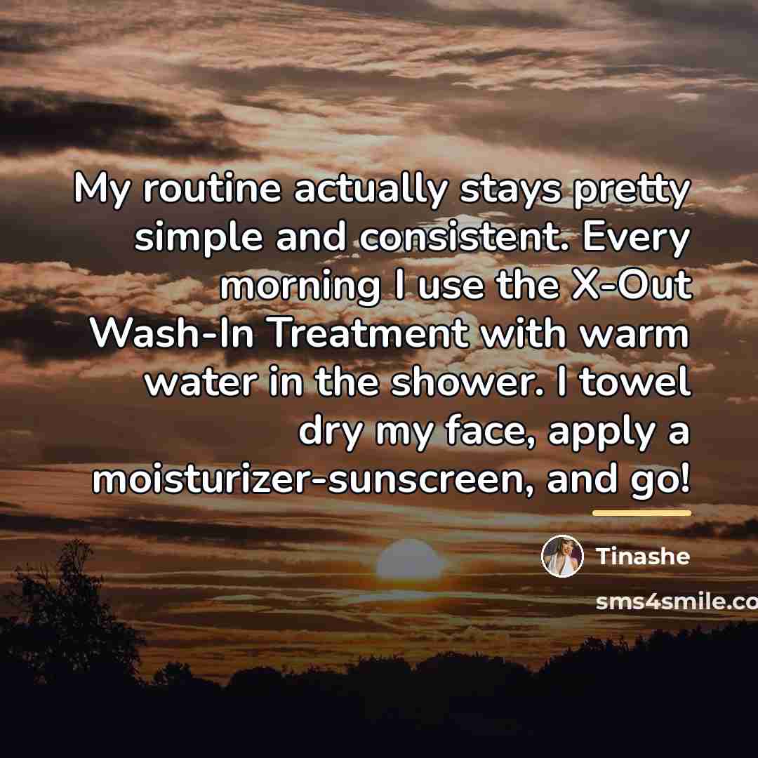 “My routine actually stays pretty simple and consistent. Every morning…” quote by Tinashe