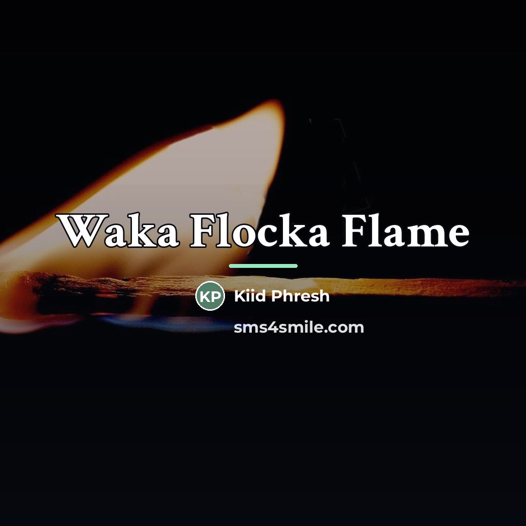 “Waka Flocka Flame…” quote by Kiid Phresh