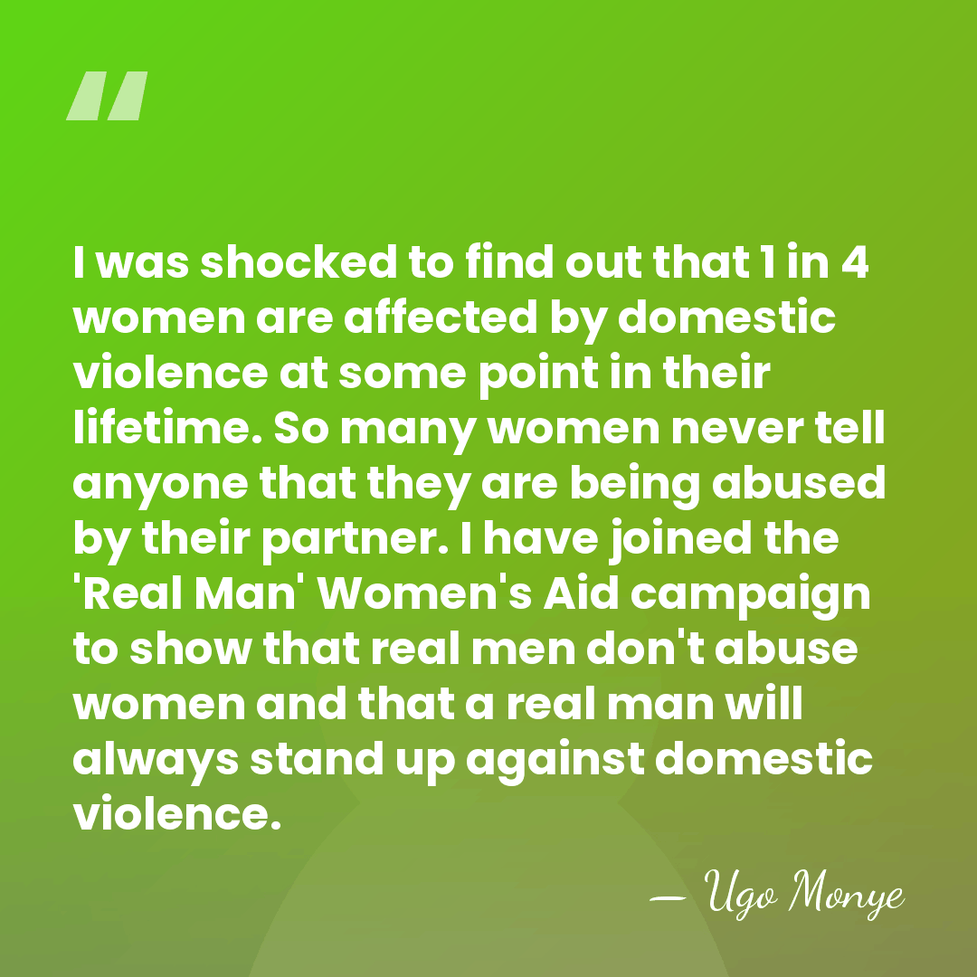 I was shocked to find out that 1 in 4 women are&hellip; - Ugo Monye