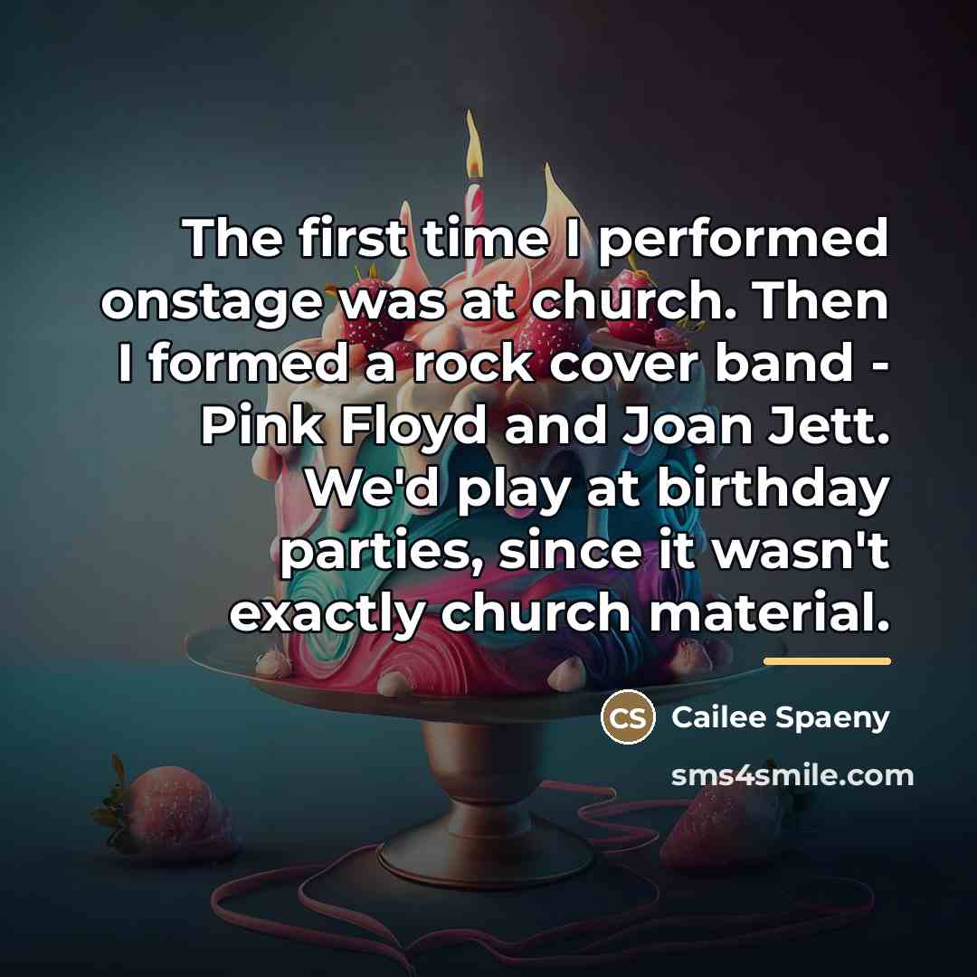 “The first time I performed onstage was at church. Then…” quote by Cailee Spaeny
