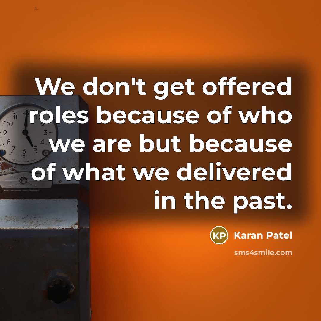 “We don't get offered roles because of who we are…” quote by Karan Patel