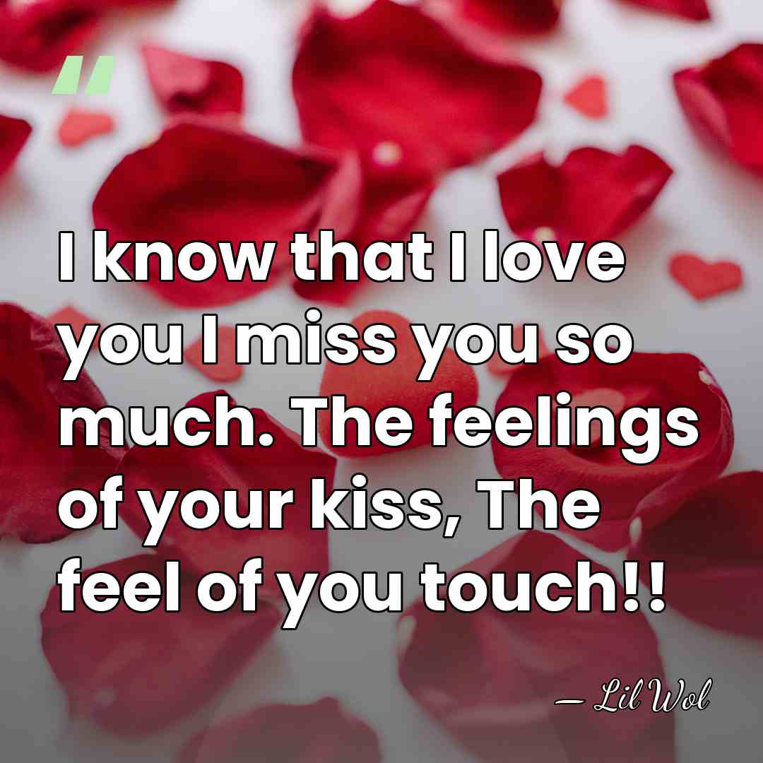 I know that I love you I miss you so much. The&hellip; - Lil Wol