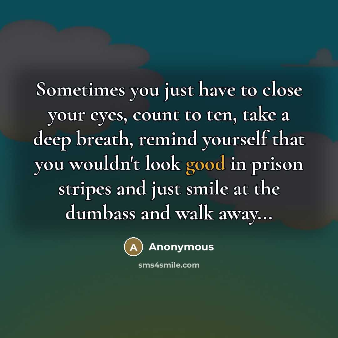 “Sometimes you just have to close your eyes, count to…” quote by Anonymous