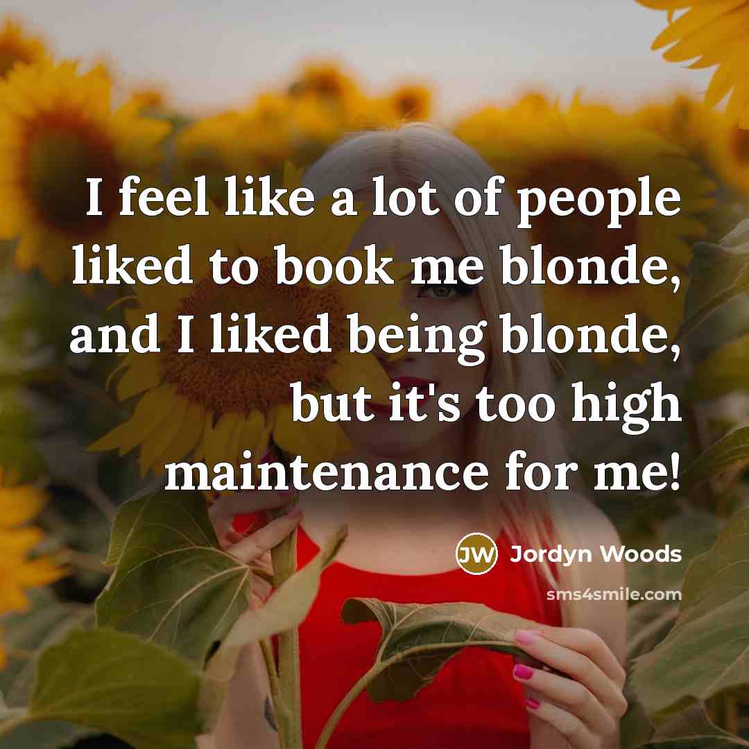 “I feel like a lot of people liked to book…” quote by Jordyn Woods
