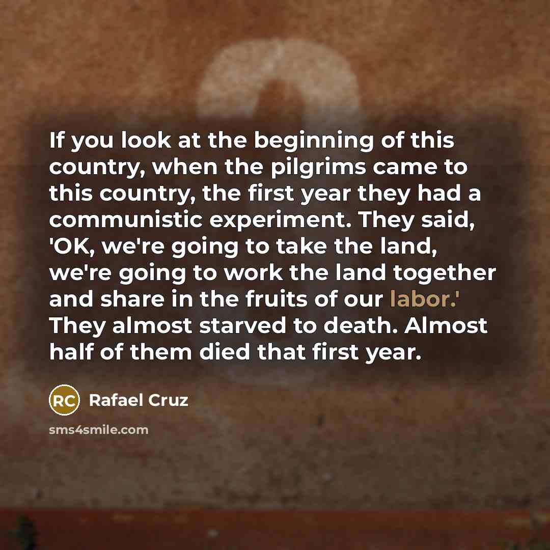 “If you look at the beginning of this country, when…” quote by Rafael Cruz