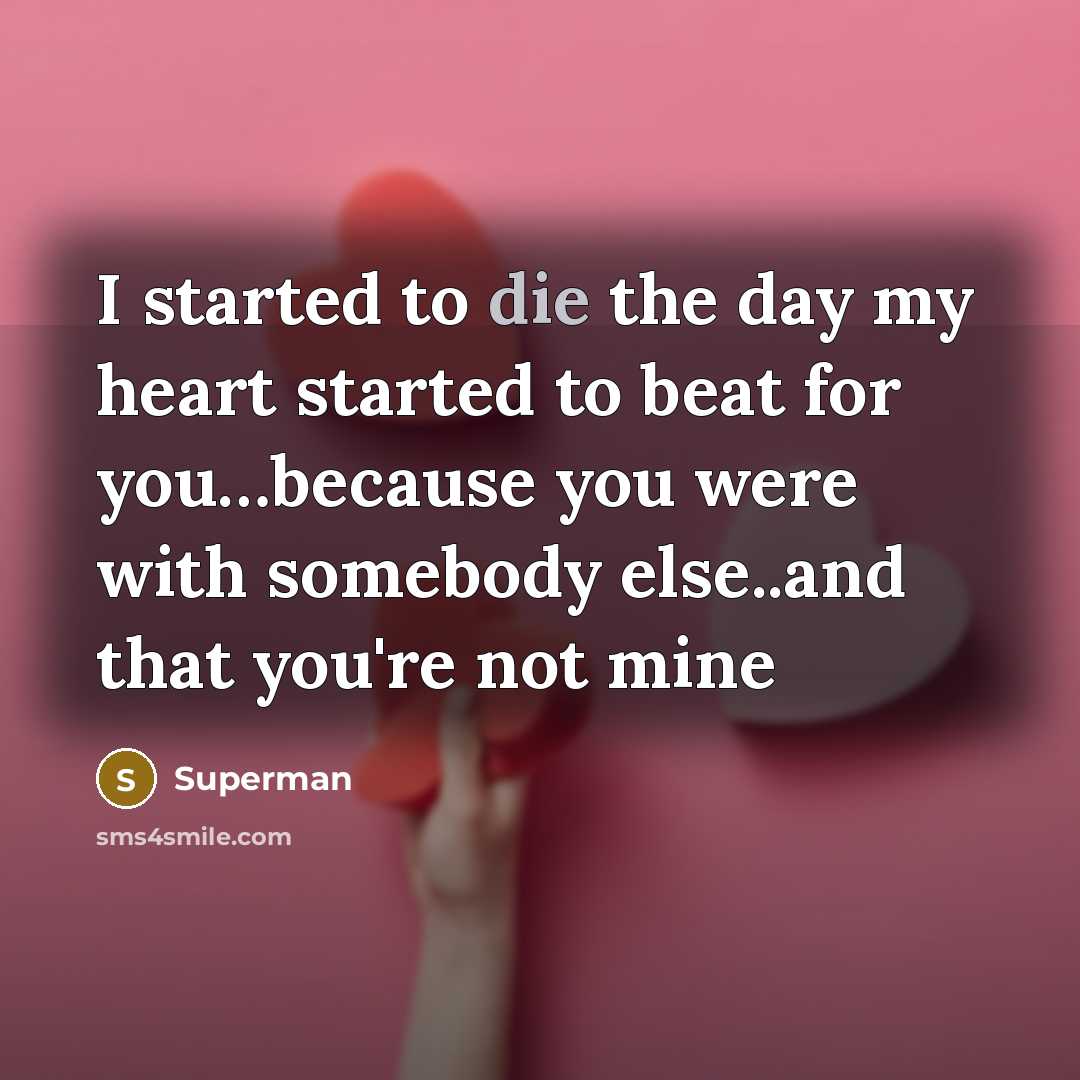 “I started to die the day my heart started to…” quote by Superman