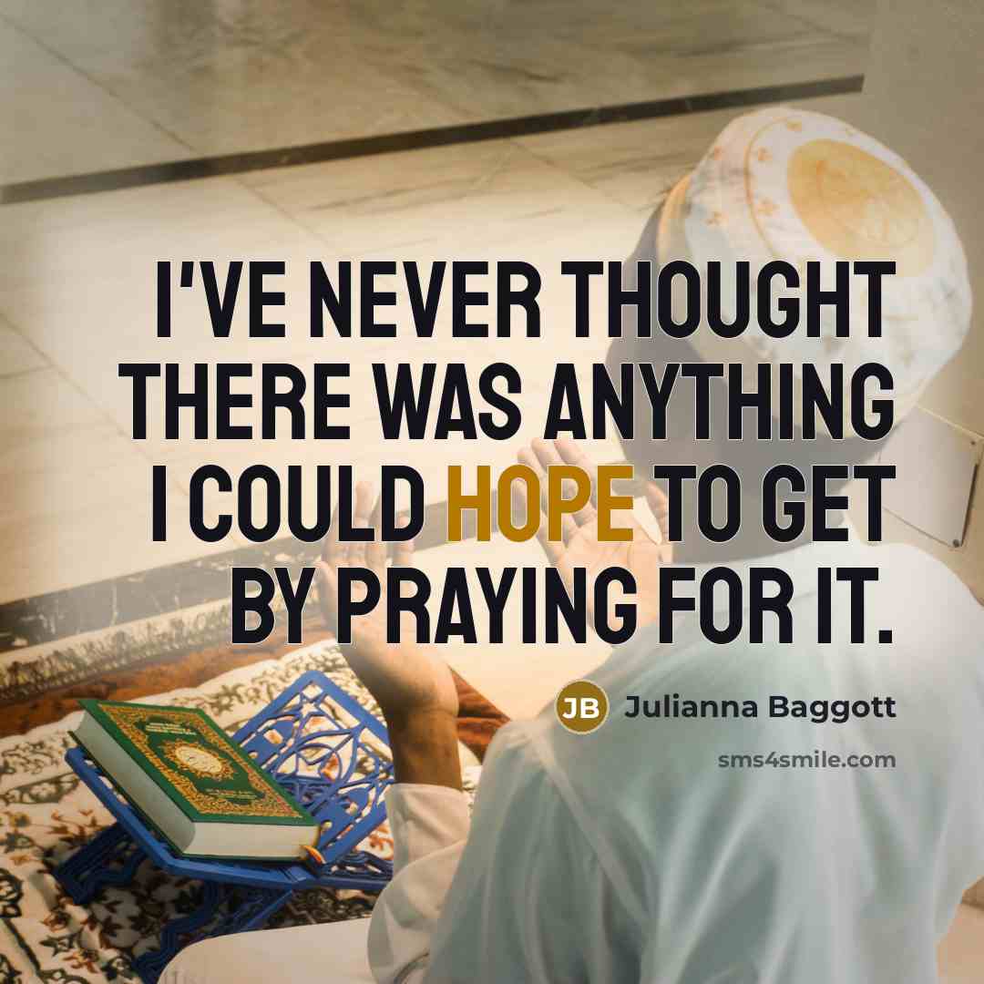 “I've never thought there was anything I could hope to…” quote by Julianna Baggott
