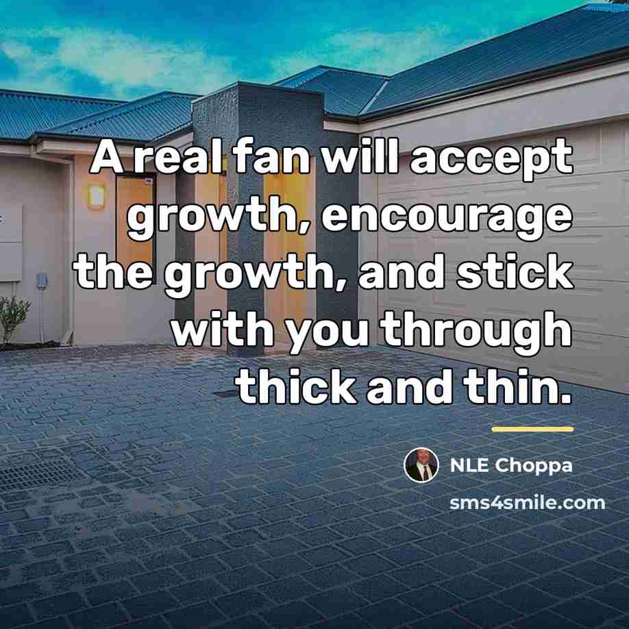 “A real fan will accept growth, encourage the growth, and…” quote by NLE Choppa
