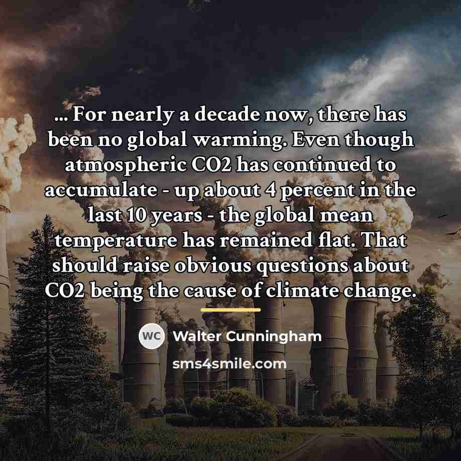 “... For nearly a decade now, there has been no…” quote by Walter Cunningham