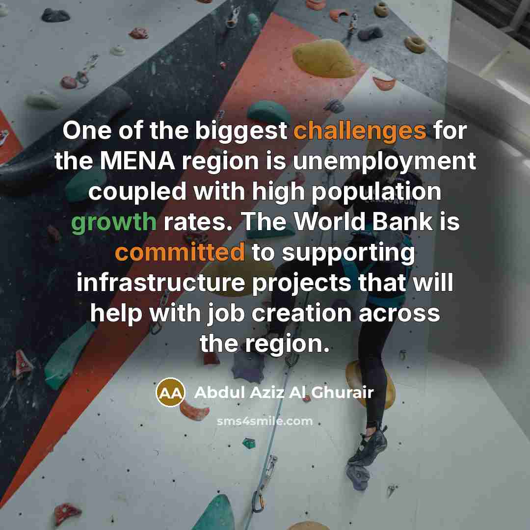 “One of the biggest challenges for the MENA region is…” quote by Abdul Aziz Al Ghurair