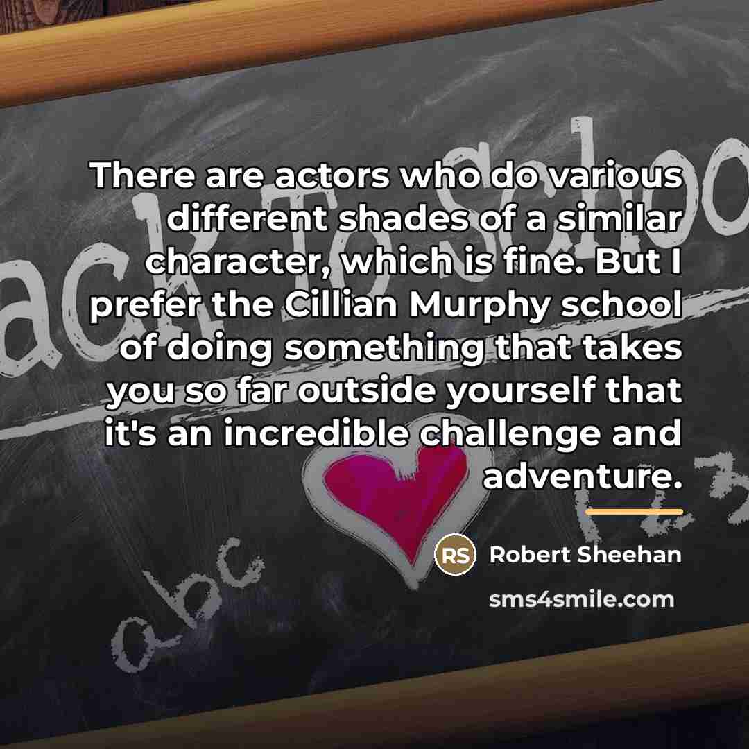 “There are actors who do various different shades of a…” quote by Robert Sheehan