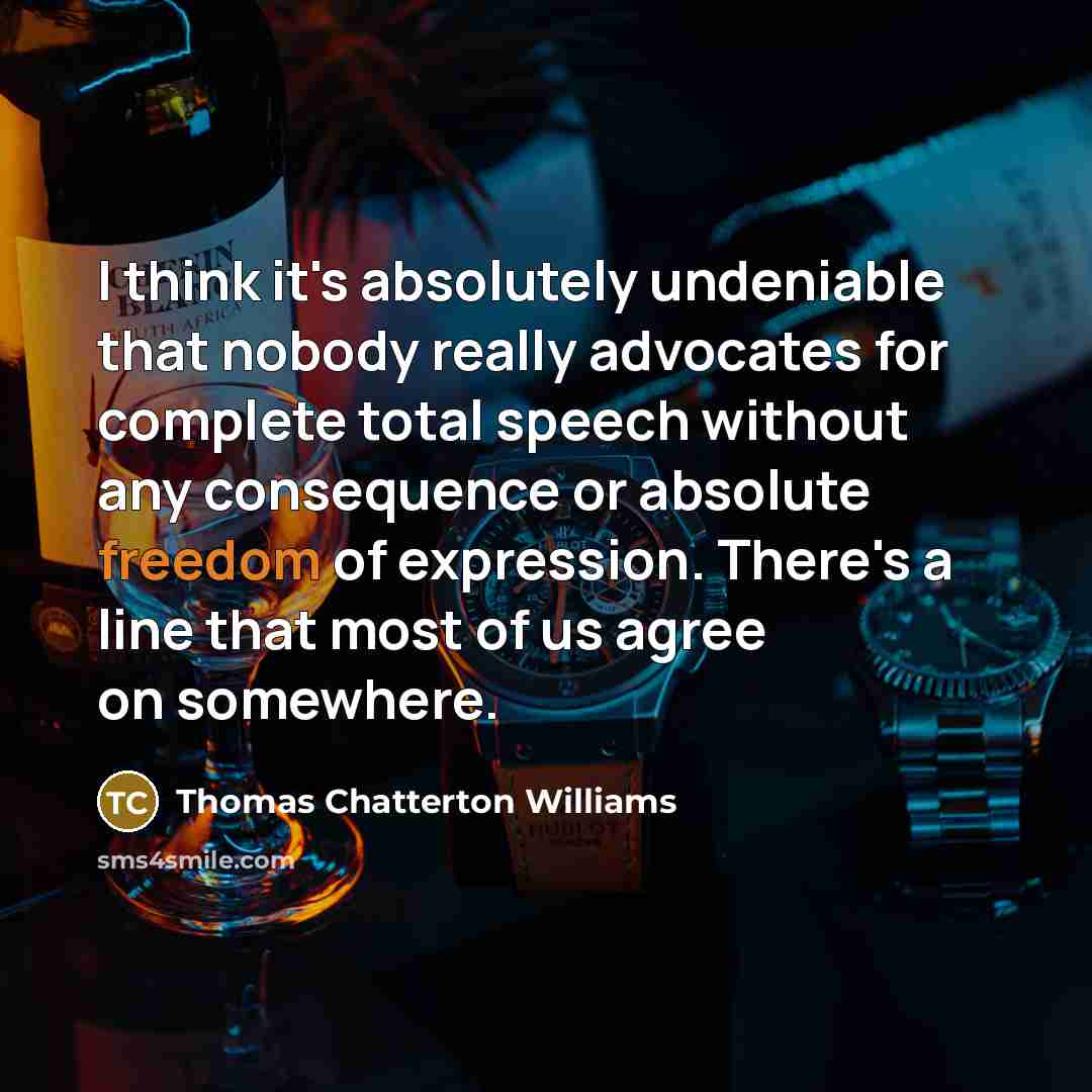 “I think it's absolutely undeniable that nobody really advocates for…” quote by Thomas Chatterton Williams