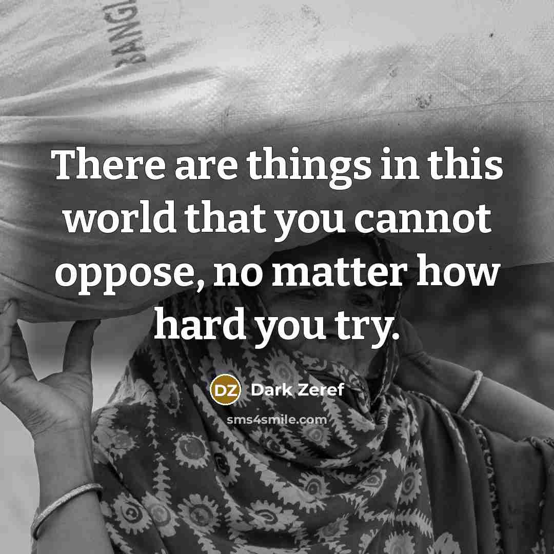 “There are things in this world that you cannot oppose, no matter how hard you try.” quote by Dark Zeref