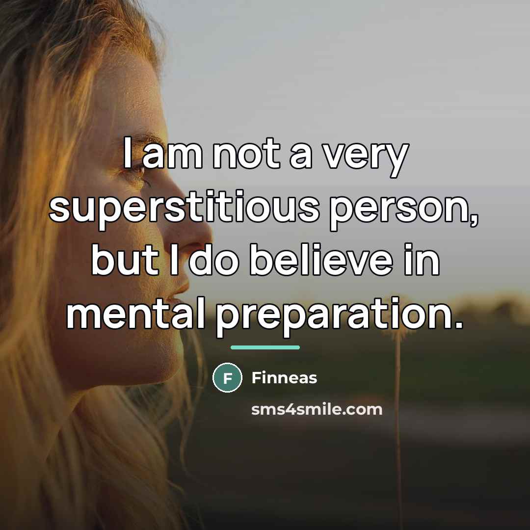 “I am not a very superstitious person, but I do…” quote by Finneas