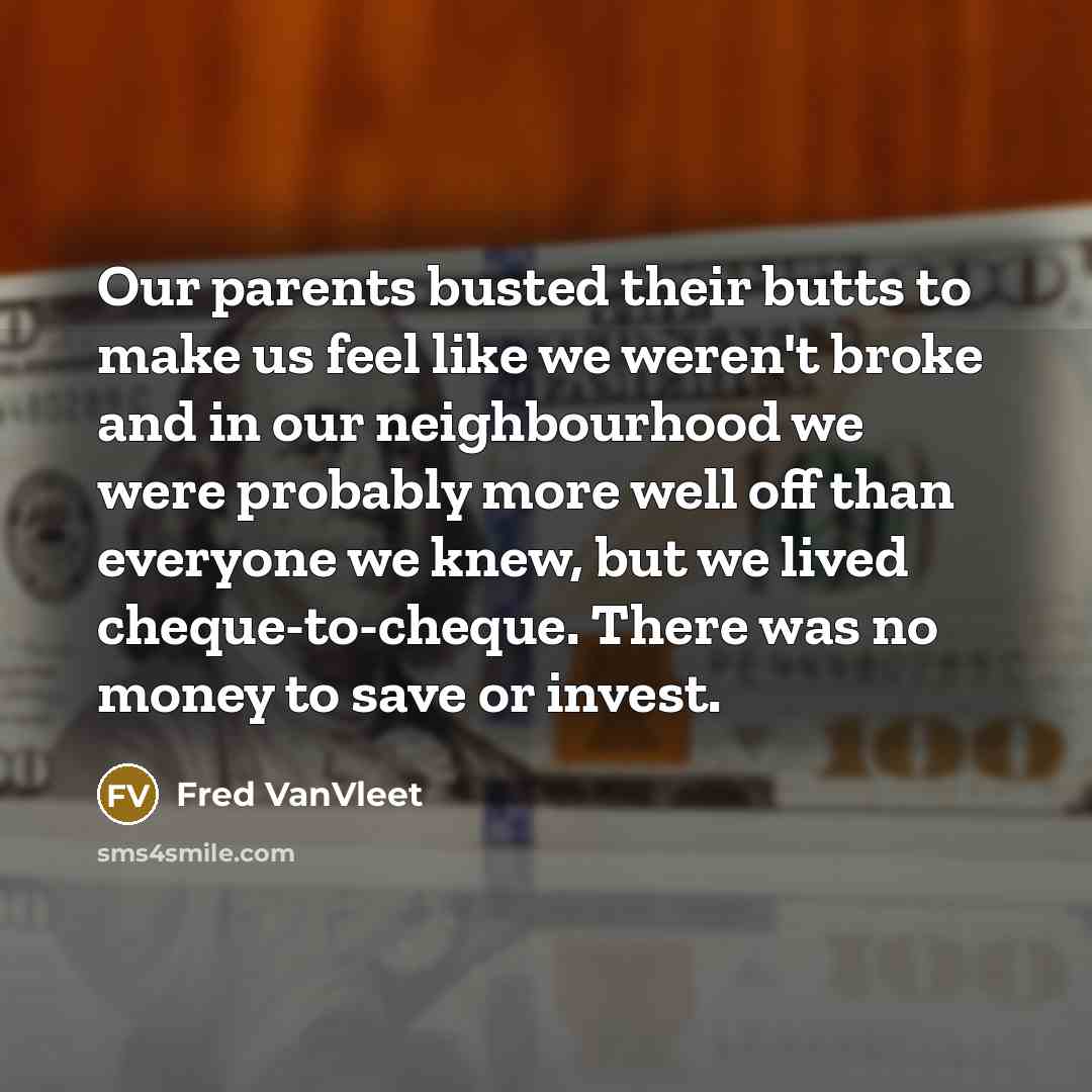 “Our parents busted their butts to make us feel like…” quote by Fred VanVleet