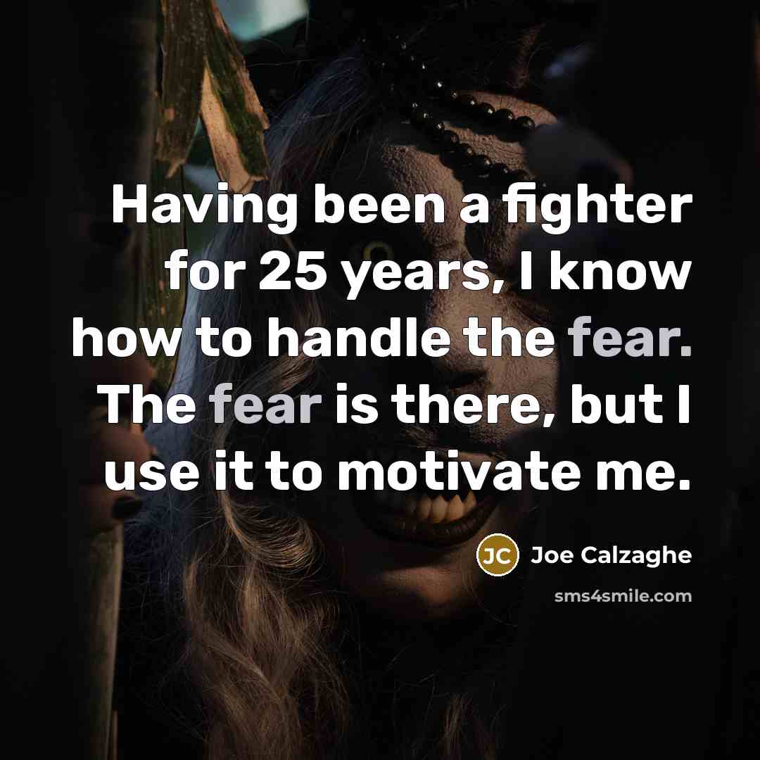 “Having been a fighter for 25 years, I know how…” quote by Joe Calzaghe