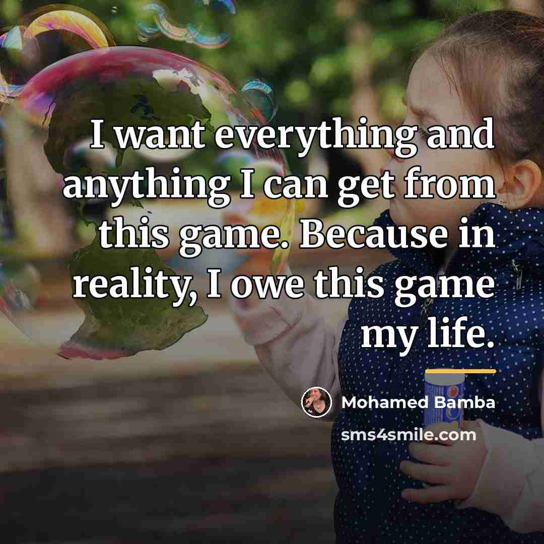 “I want everything and anything I can get from this…” quote by Mohamed Bamba
