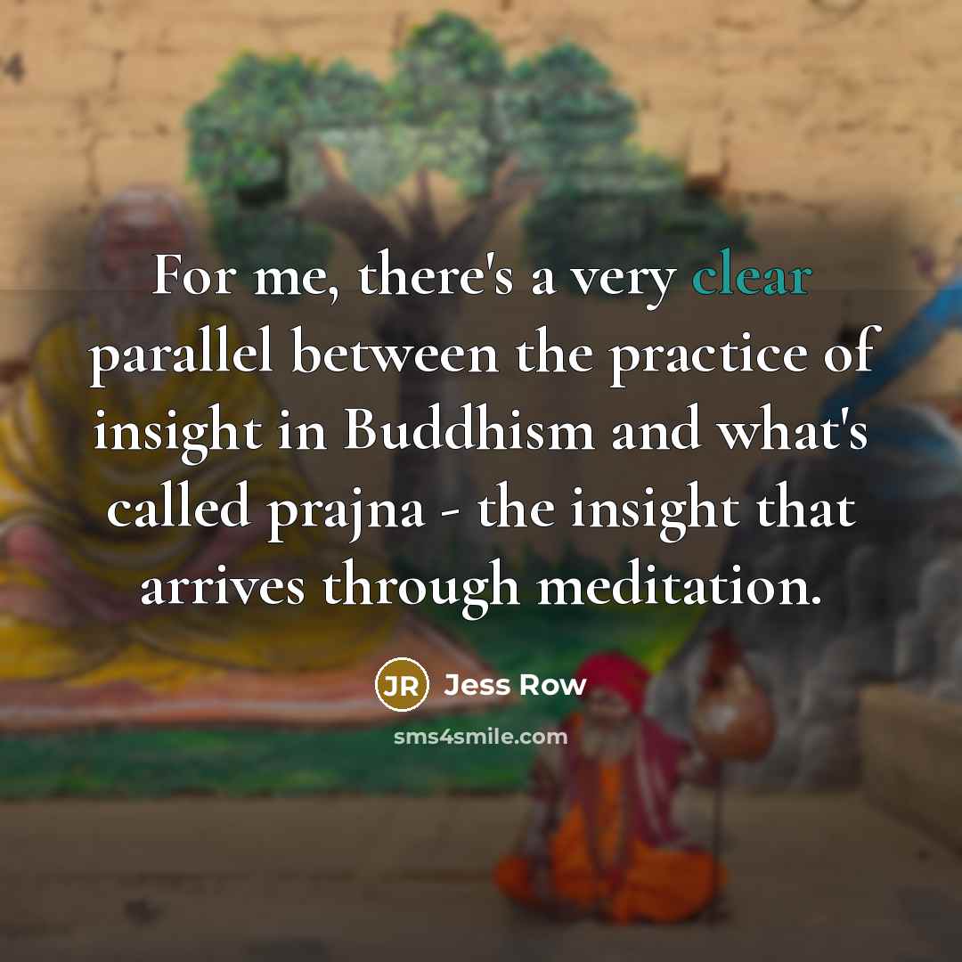 “For me, there's a very clear parallel between the practice…” quote by Jess Row
