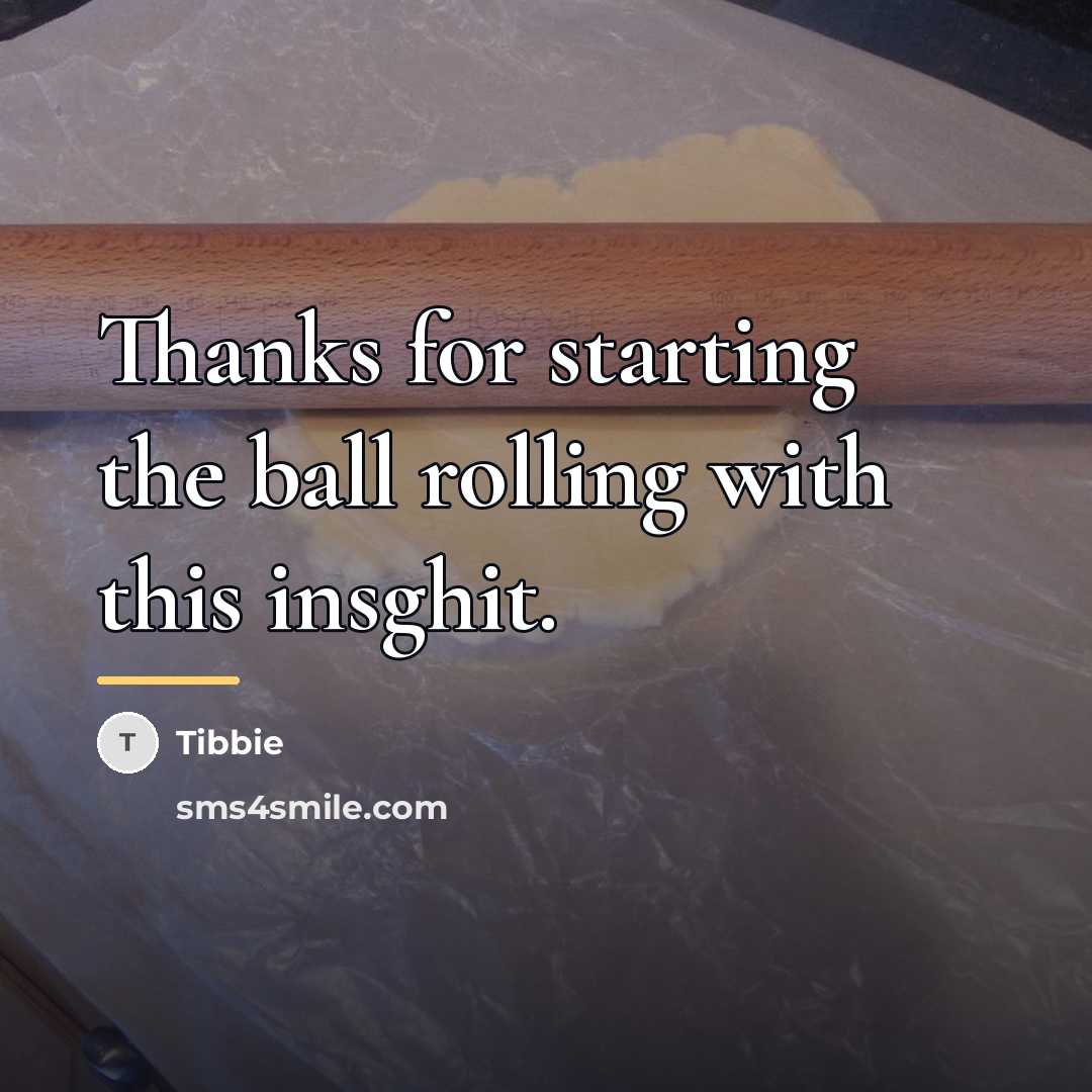 “Thanks for starting the ball rolling with this insghit.…” quote by Tibbie
