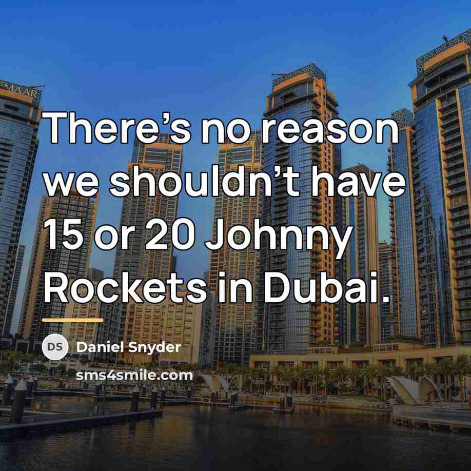 “There's no reason we shouldn't have 15 or 20 Johnny…” quote by Daniel Snyder