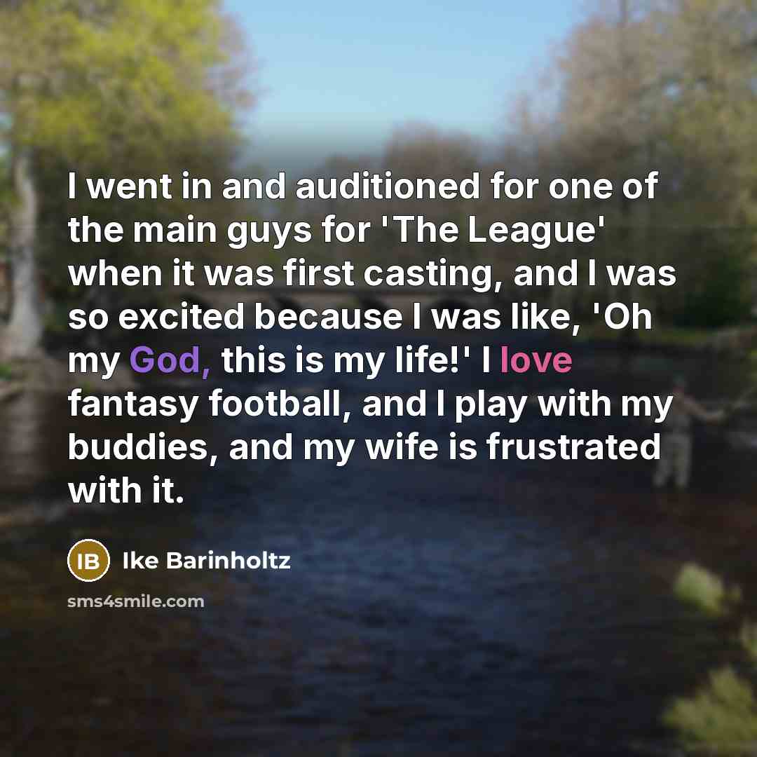 “I went in and auditioned for one of the main…” quote by Ike Barinholtz