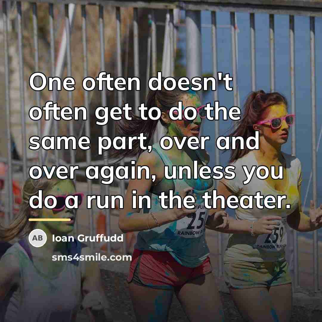 “One often doesn't often get to do the same part,…” quote by Ioan Gruffudd