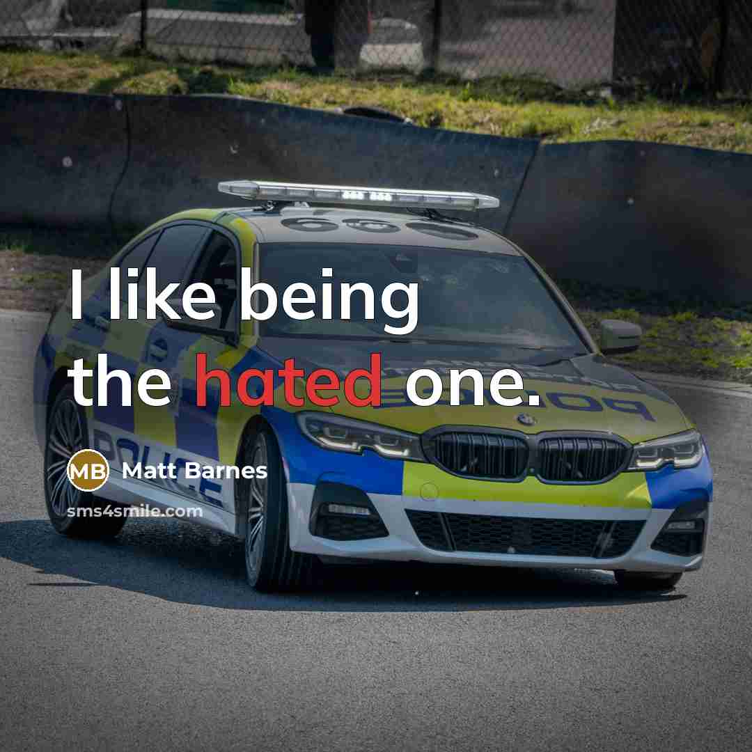 “I like being the hated one.…” quote by Matt Barnes