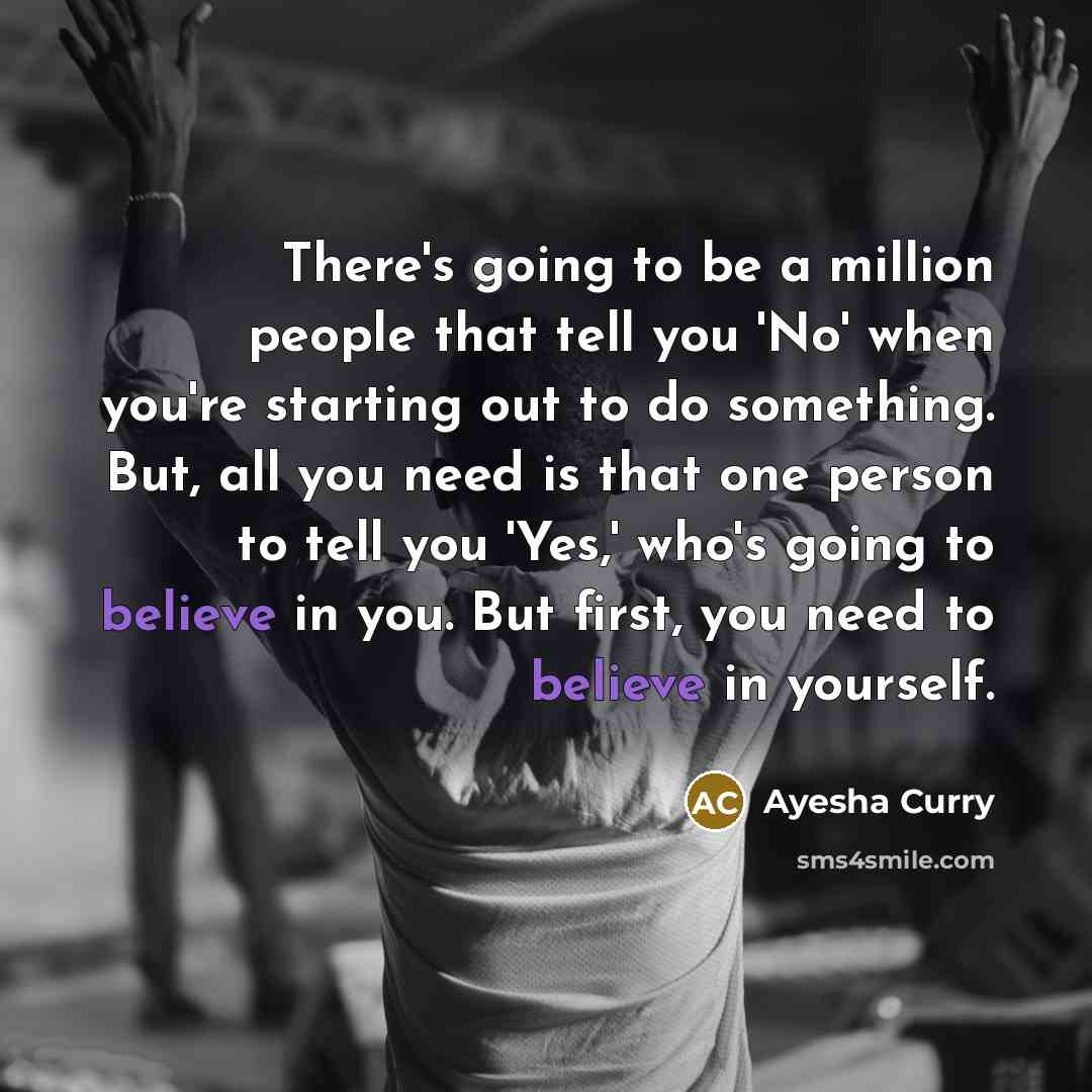 “There's going to be a million people that tell you…” quote by Ayesha Curry