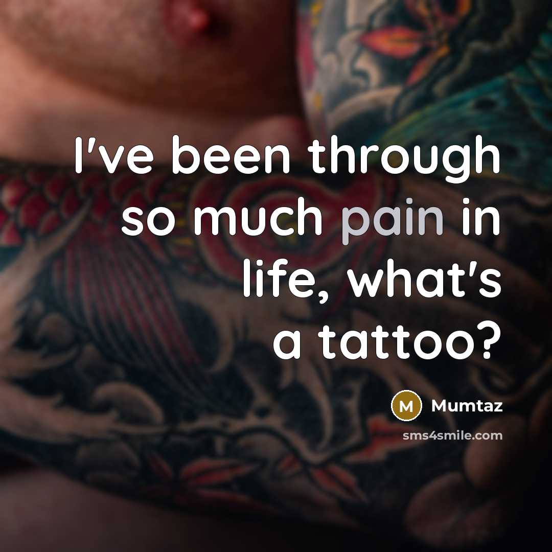 “I've been through so much pain in life, what's a…” quote by Mumtaz