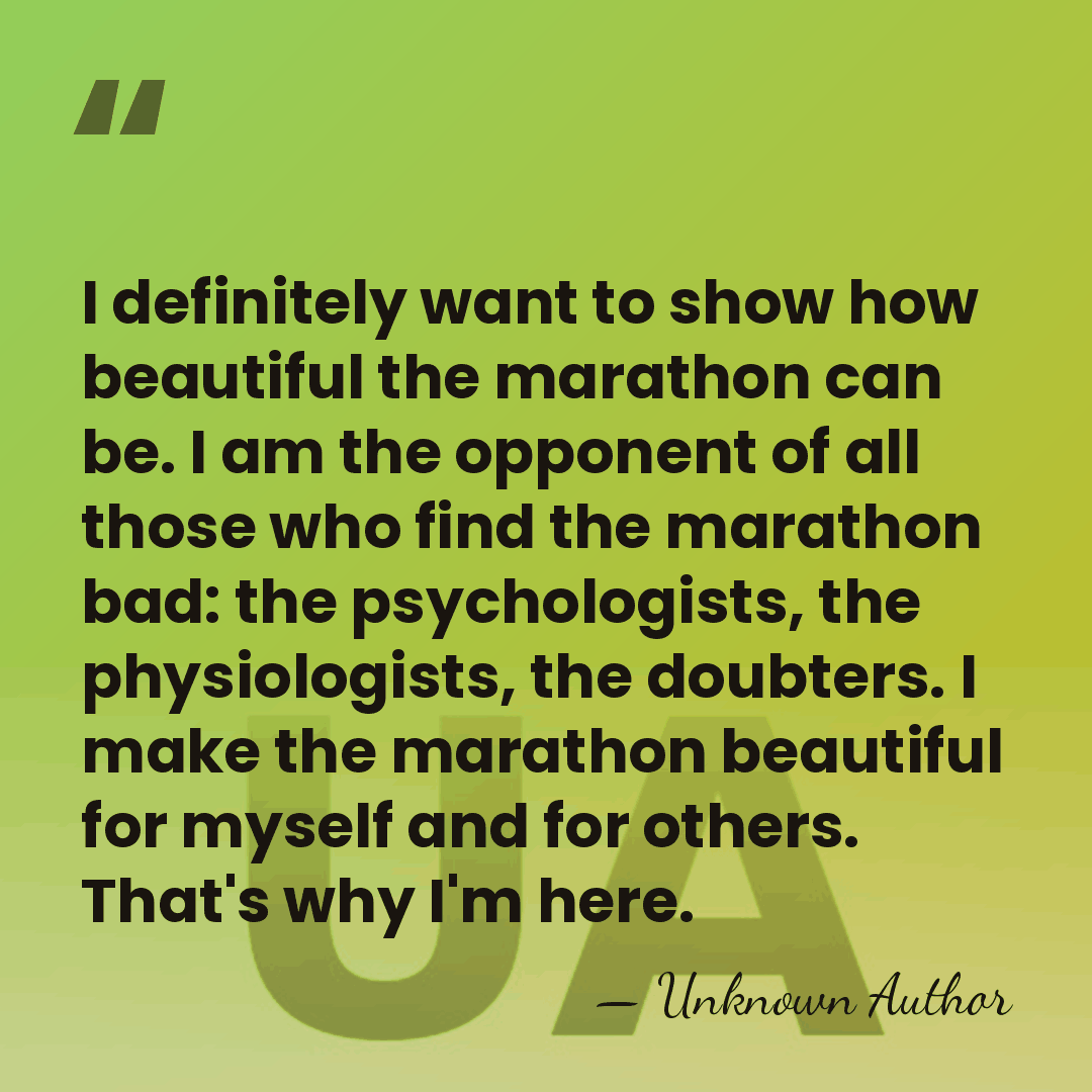 I definitely want to show how beautiful the marathon can be. I&hellip; - Uta Pippig