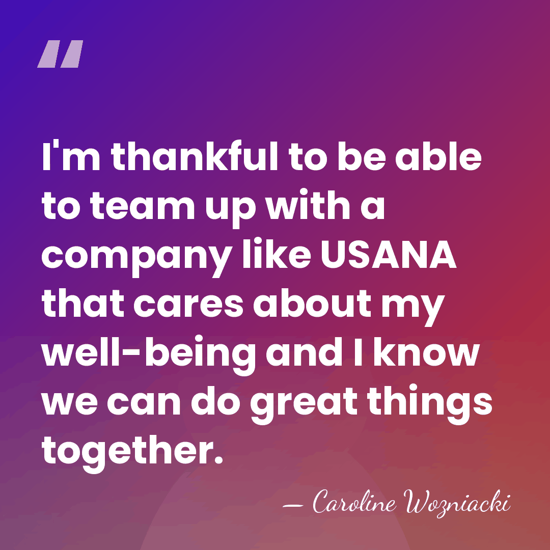 I'm thankful to be able to team up with a company like&hellip; - Caroline Wozniacki