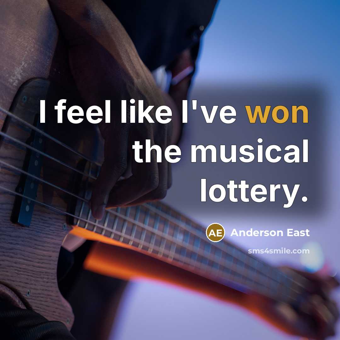 “I feel like I've won the musical lottery.…” quote by Anderson East