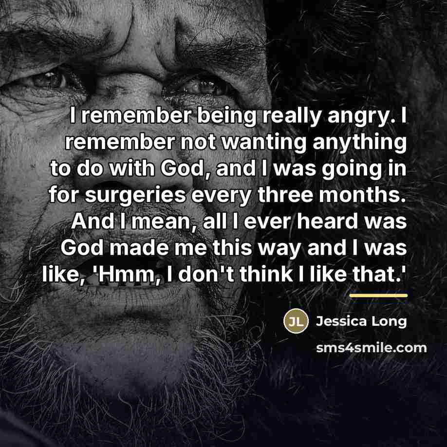 “I remember being really angry. I remember not wanting anything…” quote by Jessica Long