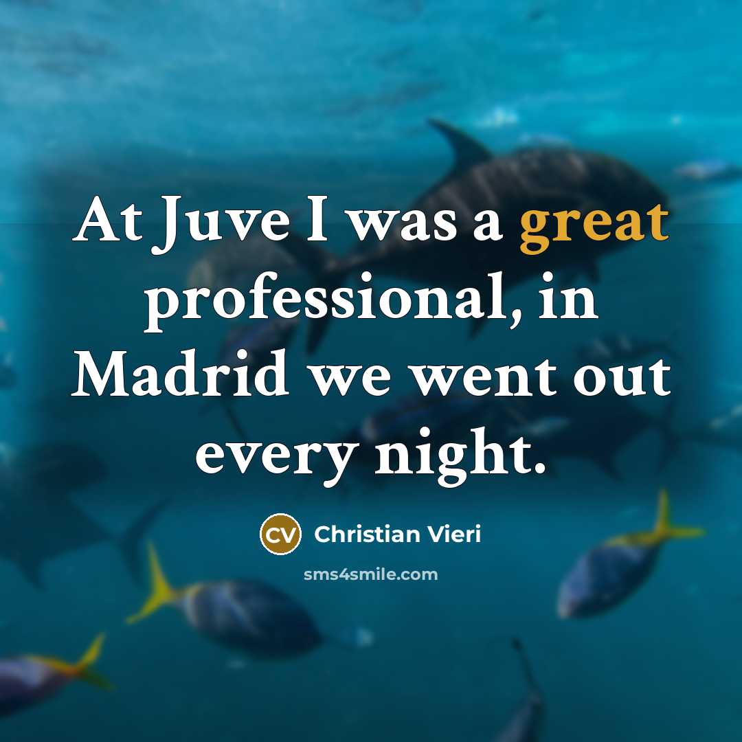“At Juve I was a great professional, in Madrid we…” quote by Christian Vieri