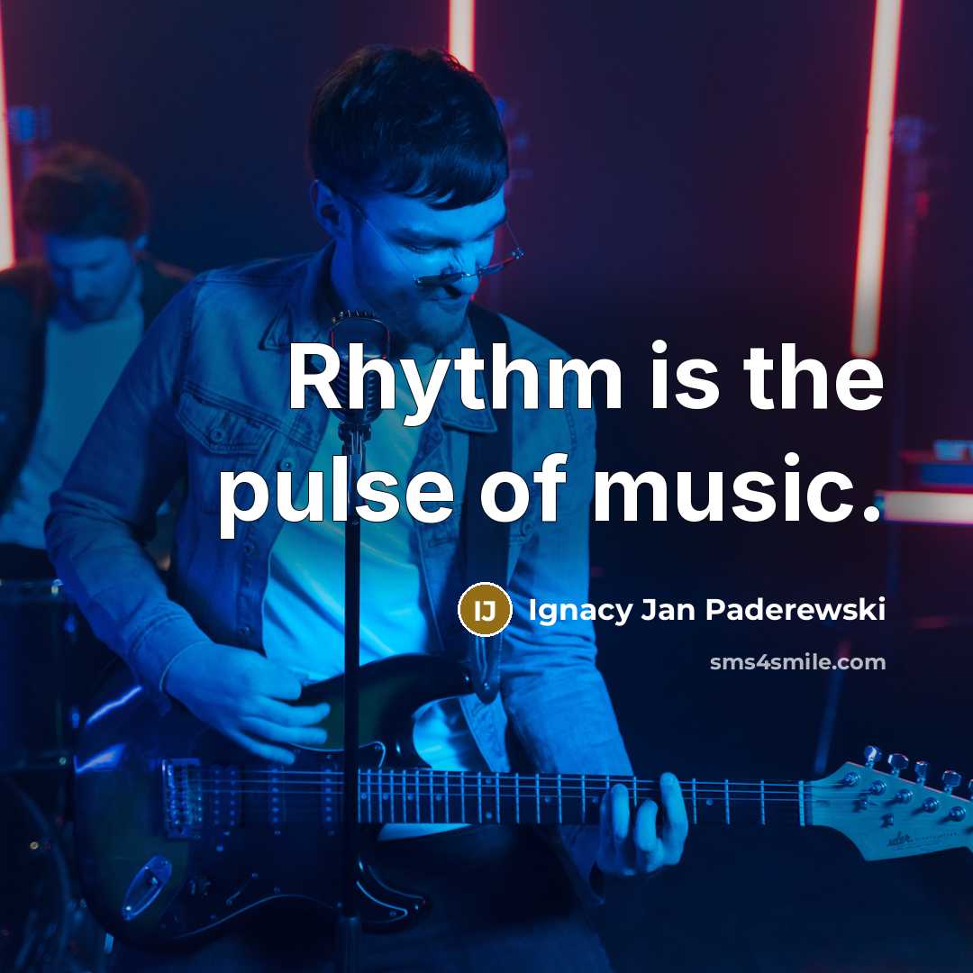 “Rhythm is the pulse of music.…” quote by Ignacy Jan Paderewski