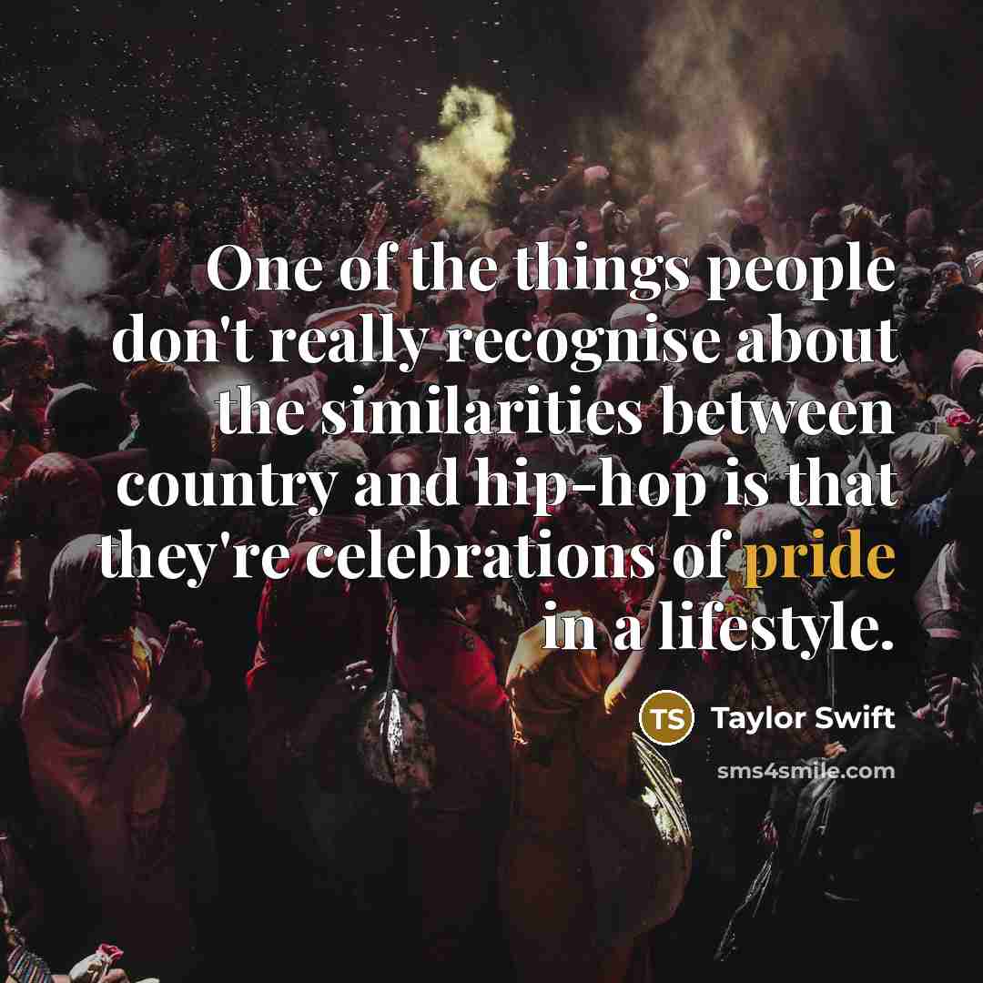 “One of the things people don't really recognise about the…” quote by Taylor Swift