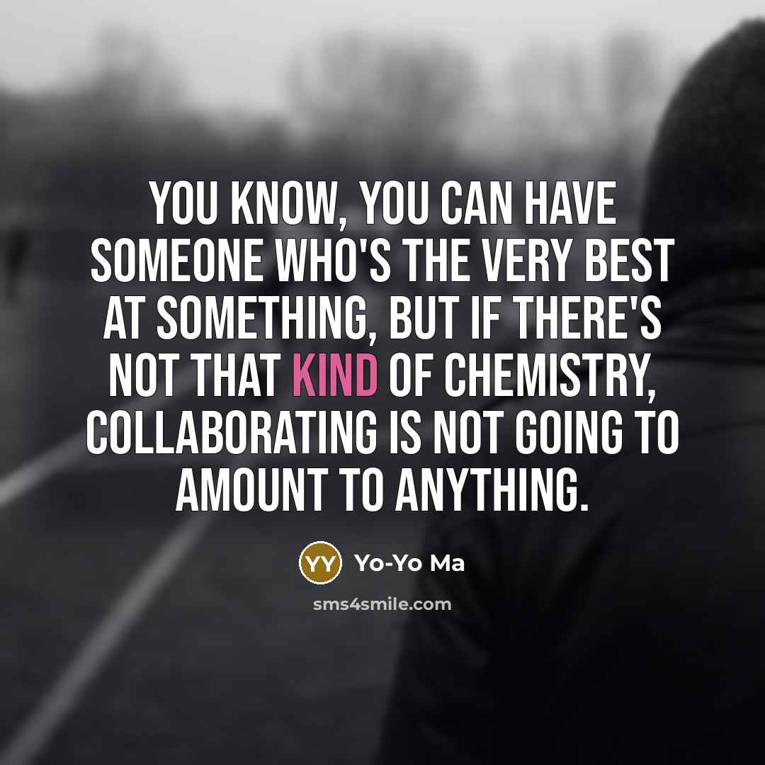 “You know, you can have someone who's the very best…” quote by Yo-Yo Ma