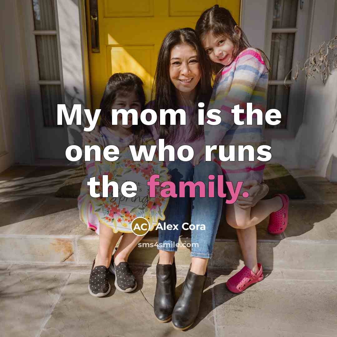“My mom is the one who runs the family.…” quote by Alex Cora