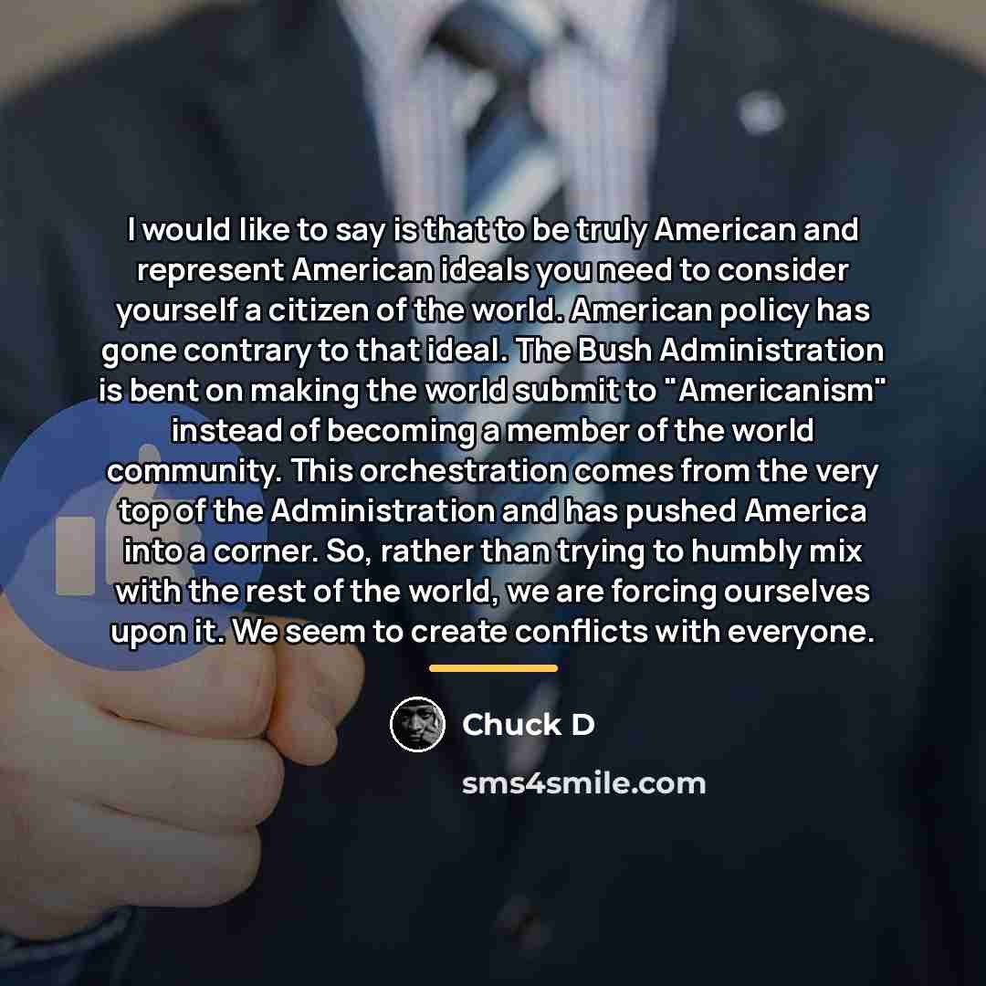 “I would like to say is that to be truly…” quote by Chuck D