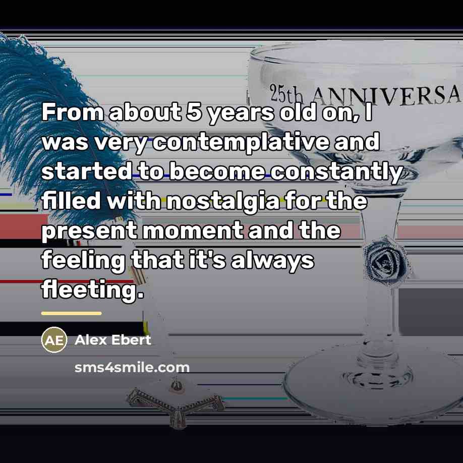 “From about 5 years old on, I was very contemplative…” quote by Alex Ebert