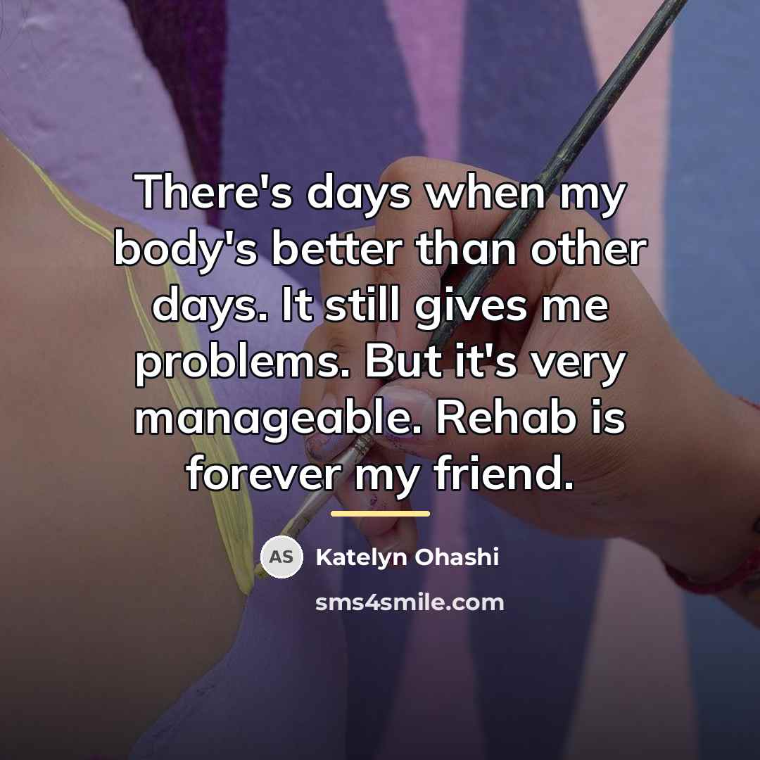 “There's days when my body's better than other days. It…” quote by Katelyn Ohashi
